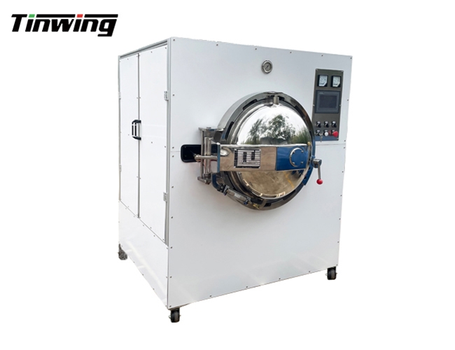 High pressure bubble removing machine