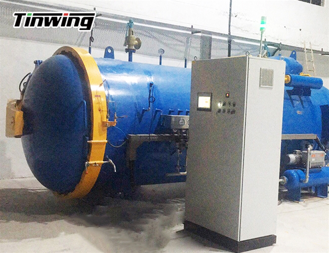 Composite autoclave for carbon fiber