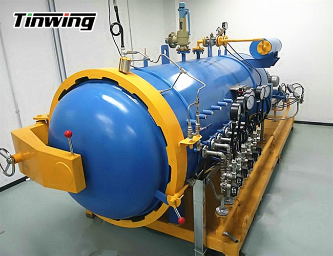 Composite autoclave for auto spare parts